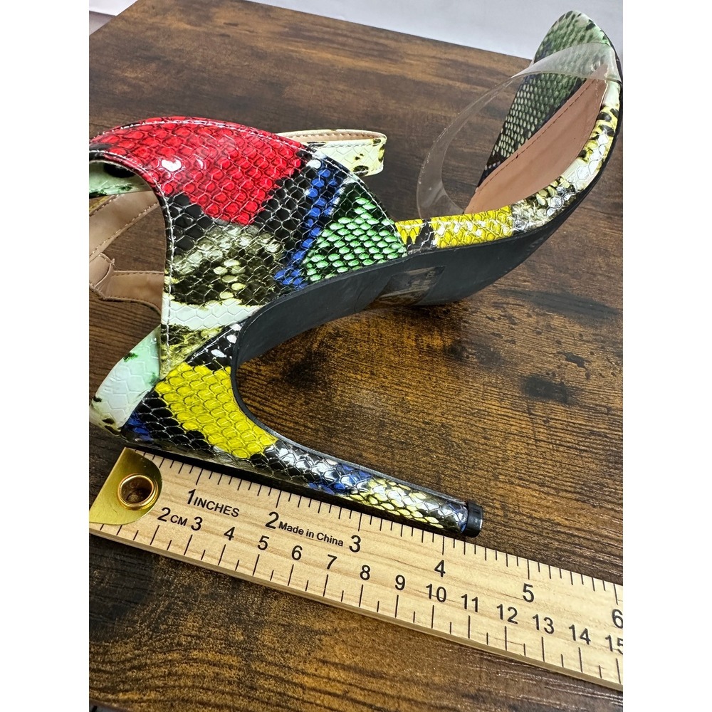 Bundle Lot of 3 High Heels Stilleto Shoes Mixed Lot Variety Floral Snake Size 11 - Picture 16 of 16